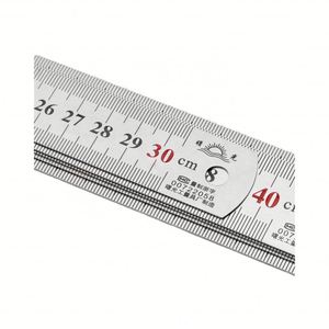 ShuGuang Sun Logo Premium Stainless Steel <b>Etching</b> Scale Measuring <b>Tool</b> Double Side Straight Ruler 30CM Zhejiang Made Model - Product Image 1