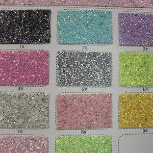<strong>Chucky</strong> Glitter Fabric Wholesale Fashion Shining Fabric Faux Leather for Luggage Wallet Bag Handbags - Product Image 6