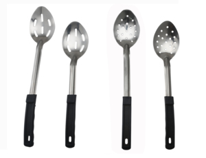 Cuchara de Servir con Mango Largo, Espátula Ranurada con Orificios Redondos, Cuchara Perforada para Salsas, Uso en Cocina, Hotel, Buffet - Product Image 2