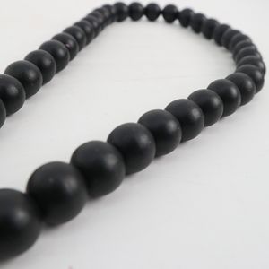 Décoration murale rustique de style campagnard, <span class=keywords><strong>perles</strong></span> bohèmes, grande décoration murale, <span class=keywords><strong>perles</strong></span> de ferme, guirlande de <span class=keywords><strong>perles</strong></span> <span class=keywords><strong>en</strong></span> <span class=keywords><strong>bois</strong></span> avec pompons - Product Image 6