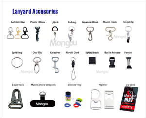 Gewebter Lanyard-Schlüssel bund, hochwertiges Polyester, kunden spezifisches Logo, für Firmen geschenke - Product Image 5