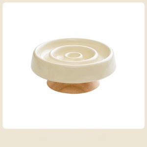 Ceramic Raised Slow Suction Cup Pet <strong>Bowl</strong> <strong>Dog</strong> <strong>Personalized</strong> <strong>Dog</strong> <strong>Bowl</strong> Flower <strong>Dog</strong> Cat <strong>Bowl</strong> - Product Image 6
