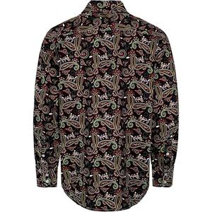 FR Camisas Impreso Retardante de fuego Trabajo Top Popular Paisley Ligero Perla Snaps Resistente al fuego NFPA2112 CAT2 100% Algodón - Product Image 3