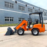 Chargeur télescopique H180T, 800 kg, moteur diesel, 4 roues motrices, hydrostatique, machine compacte de manutention de matériaux en entrepôt