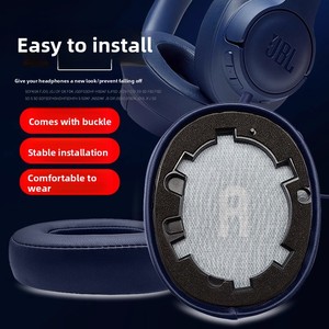 Estuche de Cuero para Auriculares Tune T700BT/T750BTNC/T760NC/T770/720 - Suave y Agradable al Tacto, <span class=keywords><strong>Color</strong></span> Sólido, Hecho en China - Product Image 2