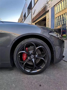 Cerchio per Auto Mingyue da 17 18 19 20 Pollici PCD5X110 ET35 Stile Quadrifoglio Flow Forming Hyper Black Sportivo da Corsa per <span class=keywords><strong>Alfa</strong></span> <span class=keywords><strong>Romeo</strong></span> - Product Image 6