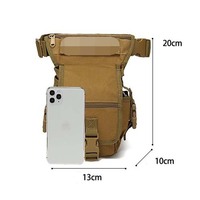 Bolso de Muslo Oxford para Hombre TONMO, Impermeable, Ligero y Duradero para Ciclismo, Senderismo y Viajes al Aire Libre