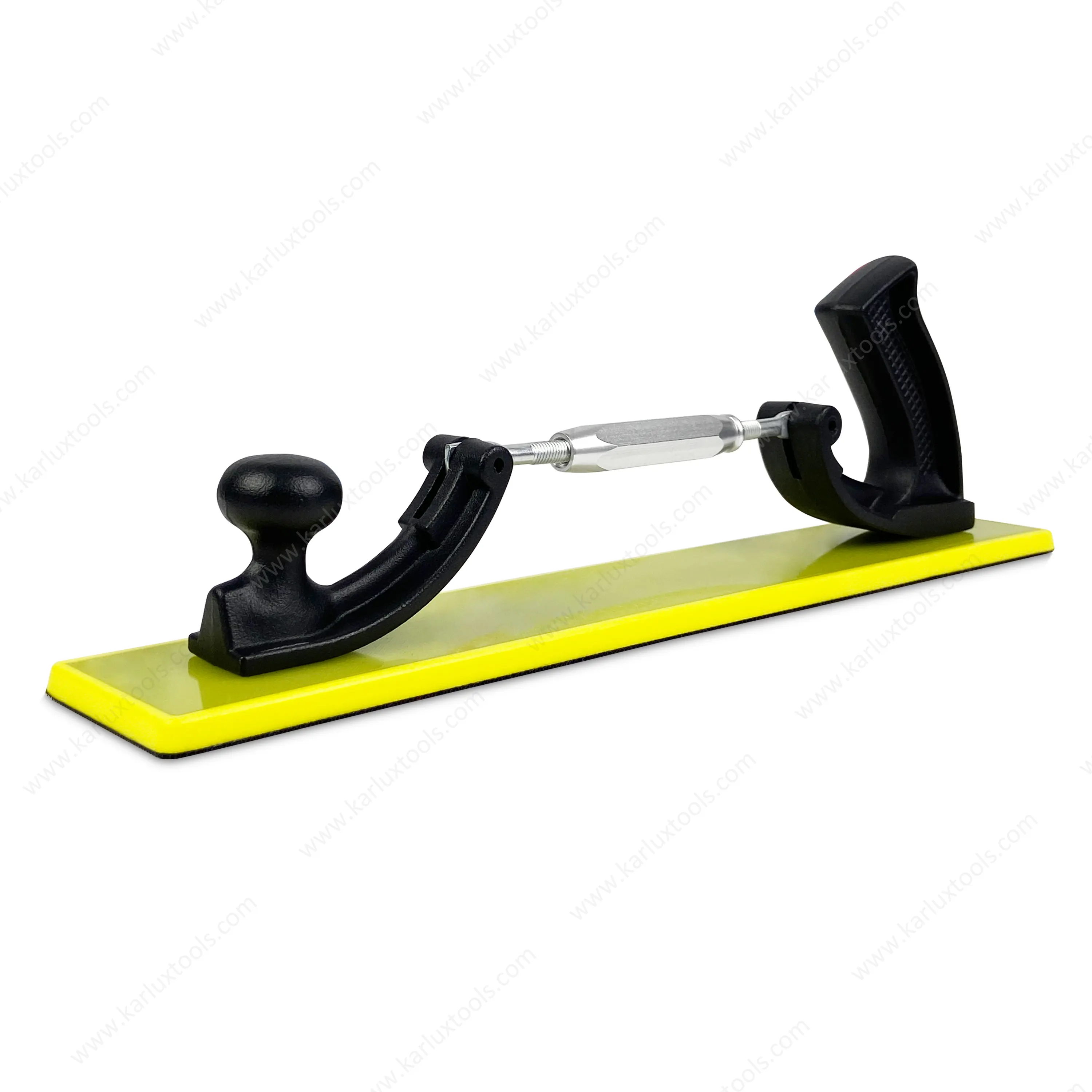 Flexibler Longboard-Handschleif-Feilen block mit einstellbarem Radius und Klett verschluss für Karosserie, Holz bearbeitung