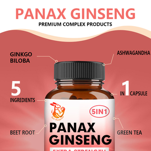 Prix de gros : Capsules de Panax et de gingembre avec Ashwagandha – Complément Herbal pour un sommeil sain et l'amélioration du système immunitaire - Product Image 2