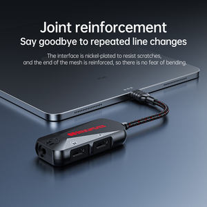 PLEXTONE GS1 kabel Audio 3IN13.5mm atau kabel tipe-c pengisian adaptor Jack Headphone dan Audio <span class=keywords><strong>3</strong></span> in 1 kabel Audio untuk ponsel ipad Pro - Product Image 3