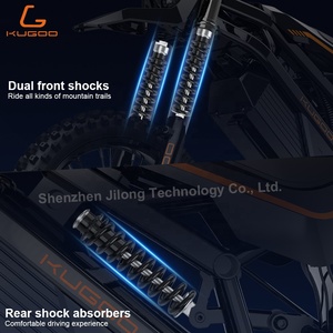 KUGOO 02 PRO, Bicicleta Eléctrica Todoterreno para Adultos, 60V 27Ah, Batería de Litio, 2500W, 50KM, Frenos de Disco Dobles, Tamaño Completo - Product Image 5