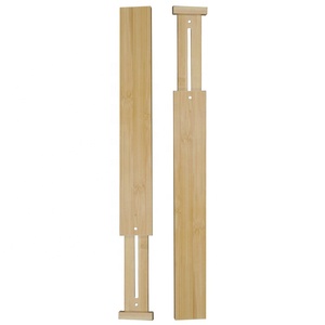 Vassoi portautensili separatore posate spezie organizzatore di bambù espandibile divisori per cassetti da cucina regolabili - Product Image 5