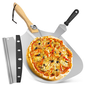 2024 vendita calda 12x14 pollici pieghevole manico in legno all'ingrosso buccia per <span class=keywords><strong>Pizza</strong></span> con taglierina e piccola spatola 3 pezzi Set di buccia per <span class=keywords><strong>Pizza</strong></span> - Product Image 1