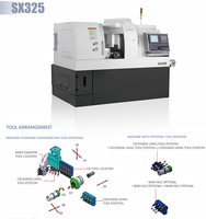 MARCH EXPO Machine-outil CNC horizontale de type suisse SM325, alimentation automatique dentaire, double broche, qualité automatique
