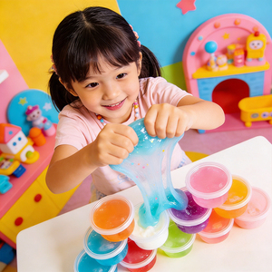 2026 Factory Directly Making You Own <b>Slime</b> Fluffy Floam <b>Slime</b> Toy Putty Crystal Diy <b>Slime</b> <b>Kit</b> for Kids - Product Image 4