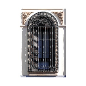 Tùy chỉnh khung Hàn đơn giản nhiệt phá vỡ sắt cửa sổ nướng thiết kế - Product Image 1