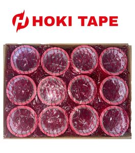 Ruban en tissu Hoki 24mm x 10 verges Adhésif sensible à la pression puissant 240mic Facile à appliquer et étanchéité fiable sur diverses surfaces - Product Image 3