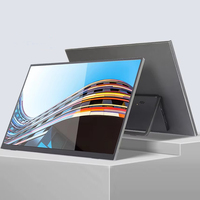 Soporte VESA con Base para Monitor Extendido FHD de 15.6 Pulgadas, Pantalla Portátil para Computadora Portátil, PC, Teléfono, Monitor de Juegos HD de 15.6 Pulgadas