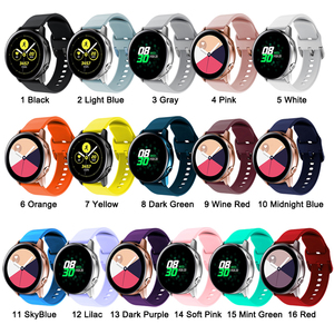สาย Tschick 22มม. 20มม. สำหรับ Samsung Galaxy Watch 5/<span class=keywords><strong>Pro</strong></span>/4/Active 2/3/44 40มม. สร้อยข้อมือซิลิโคน S3เกียร์สำหรับ <span class=keywords><strong>amazfit</strong></span> BIP GTS 2 <span class=keywords><strong>BAND</strong></span> - Product Image 2