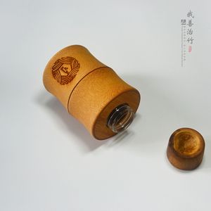 Bamboo Honey Bottle With Bamboo Lid Custom Capacity General Packaging Chongqing Origin - Product Image 4