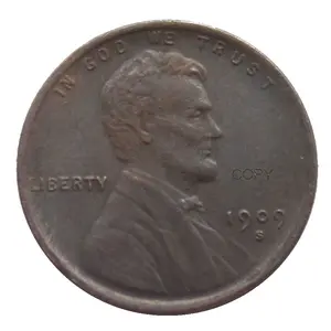 प्रजनन संयुक्त राज्य अमेरिका छोटे सेंट 1909 P/S "VDB" रिवर्स पर लिंकन कौड़ी तांबा कस्टम धातु के सिक्के