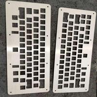 Clavier mécanique personnalisé en acier inoxydable et aluminium usiné CNC, coloré, avec finition anodisée, certifié ISO9001