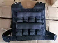 ZJFIT ActEarly hommes tactique entraînement poids gilets plaque transporteur poids chargement gilet réglable lourd lesté gilet