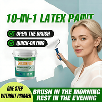 Peinture murale intérieure au latex, peinture intérieure pour la réparation et la rénovation des murs, revêtement écologique
