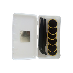 Kit de réparation de pneus de vélo Yueli, ensemble de patchs sans colle avec leviers et outil de pose pour la réparation des pneus de vélo - Product Image 3