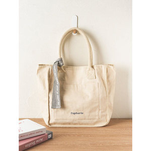 Borsa a tracolla in tela di cotone ricamata per uso quotidiano chiusura aperta estate autunno inverno borsa a tracolla con il Design di Ivery - Product Image 1