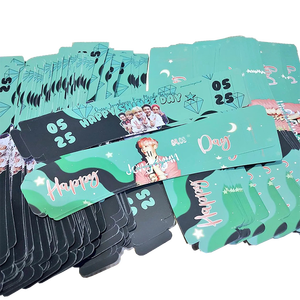 Support de kpop idol personnalisé biodégradable et compostable, produits découpés à l'emporte-gobelet en papier jetable - Product Image 5