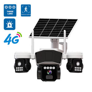 Okam Pro 12MP <span class=keywords><strong>3</strong></span> Màn Hình Bất <span class=keywords><strong>3</strong></span> Ống Kính Wifi Năng Lượng Mặt Trời 4G Sim Thẻ IP Mạng CCTV Ptz Pin Con Người Phát Hiện Báo Động Năng Lượng Mặt Trời Máy Ảnh - Product Image 6