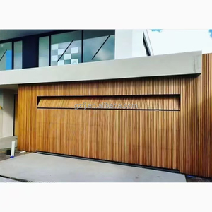 2025 vendu en Europe et en Amérique cadre en alliage d'aluminium noir porte de <span class=keywords><strong>garage</strong></span> en verre opaque. - Product Image 1