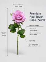 Grandes roses artificielles au toucher réel, fausses fleurs pour la décoration de la maison, les mariages, les événements, mur de fleurs, toile de fond