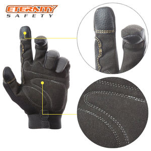 ENTE SÉCURITÉ Offre Spéciale Protéger Main Gants Demi Doigt Tactique <span class=keywords><strong>Multi</strong></span> <span class=keywords><strong>Usage</strong></span> Automobile Flexible Mécanicien <span class=keywords><strong>Microfibre</strong></span> Gants - Product Image 3