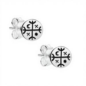 3 paires de boucles d'oreilles fines hypoallergéniques avec perle de culture de 6 mm et pendentif en argent sterling - Product Image 1