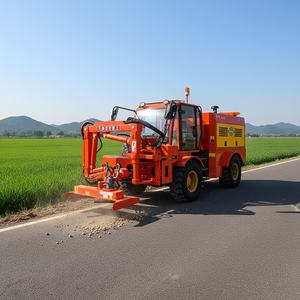 Máquina Podadora de Medianas y Taludes de Autopista JK-431, Cortadora de Setos Autopropulsada de Orugas/Ruedas, Maquinaria Forestal - Product Image 4