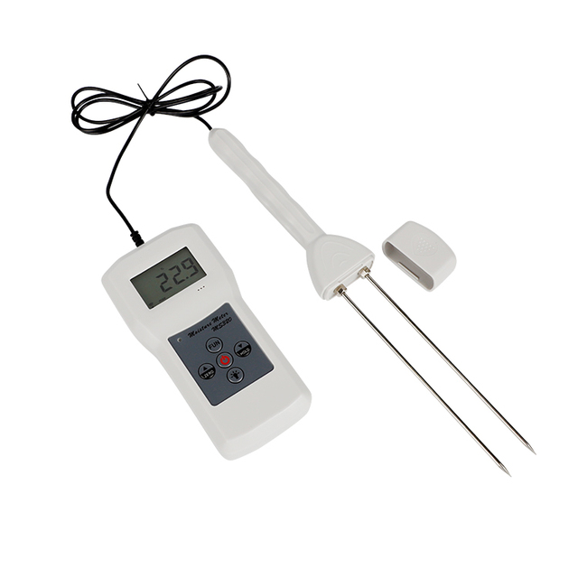 Digital 8~40% Measuring Range Tobacco Leaf Moisture Meter MS320 with 4-Digital LCD Display