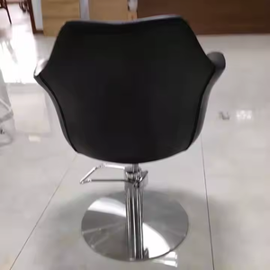 हेयर सैलून उपकरण मूल्य सूची हेयरड्रेसिंग कुर्सी काले आरामदायक सैलून स्टाइलिंग कुर्सी आधुनिक - Product Image 6