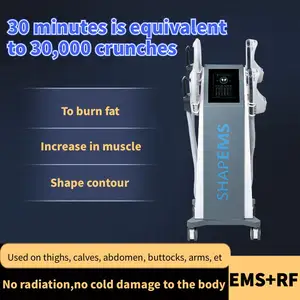 Portable Slimming 2 4 5 Handles Emslim Body Sculpting Ems Electronic Muscle Stimulate Machine