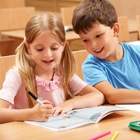 Libro de aprendizaje Wipe-Clean de letras minúsculas para preescolar