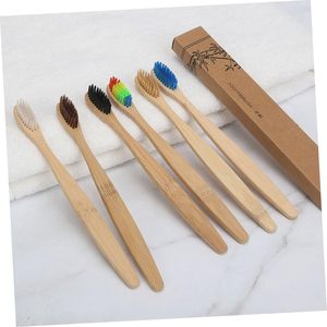 Adult Premium Eco-friendly Biodegradable Soft Bristles Charcoal for <b>Disposable</b> Lightweight Individually Kraft <b>Toothbrush</b> - Product Image 6