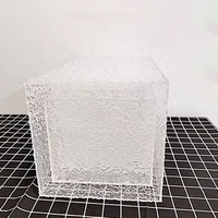 Fabricant personnalisé OEM/ODM présentoir de fête de mariage eau claire blanc Buffet acrylique présentoir de nourriture risers cubes pour
