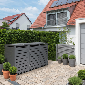 <span class=keywords><strong>Abri</strong></span> pour <span class=keywords><strong>poubelle</strong></span> en tôle galvanisée-<span class=keywords><strong>Abri</strong></span> extérieur scellé pour la pluie <span class=keywords><strong>Abri</strong></span> pour <span class=keywords><strong>poubelle</strong></span> domestique/commerciale, <span class=keywords><strong>Abri</strong></span> scellé en tôle galvanisée - Product Image 5