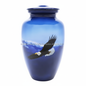 Urnes funéraires décoratives en laiton pour cendres adultes Urnes faites à la main pour urnes décoratives pour hommes et femmes Urnes funéraires - Product Image 1