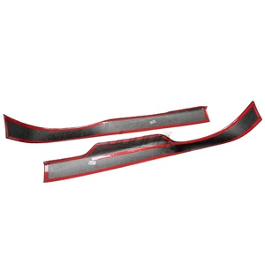 ชุดแต่งคาร์บอนไฟเบอร์ 2 ชิ้น สำหรับตกแต่งภายในรถยนต์เทสล่า รุ่น X ปี 2024 2025 บริเวณเสา C ด้านหลังเบาะนั่ง  แผงกลาง  พร้อมอุปกรณ์ตกแต่ง - Product Image 5