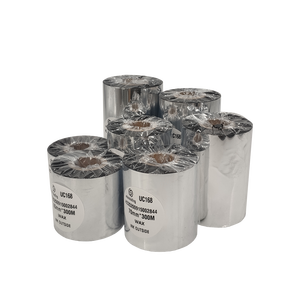 Ruban De Transfert Thermique Cire Resina Generalizable Impresora De Código De Barras Cintas Blanco Negro - Product Image 1