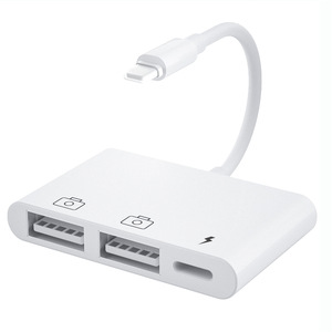 Lecteur de cartes SD intelligent USB 3.0 <span class=keywords><strong>6</strong></span>-en-1 avec prise en charge TF, en ABS, Plug & Play pour clé USB et disque dur - Product Image 1