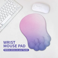 Ensemble clavier et souris PORON avec repose-poignets en mousse à mémoire de forme antidérapante, personnalisable, pour le gaming et le bureau, en stock