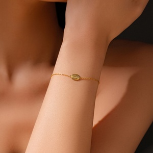 Nuevo S925 Pure Silver Light Luxury Joyería de moda personalizada Retrato de pulsera de <span class=keywords><strong>Santa</strong></span> María para mujer - Product Image 6